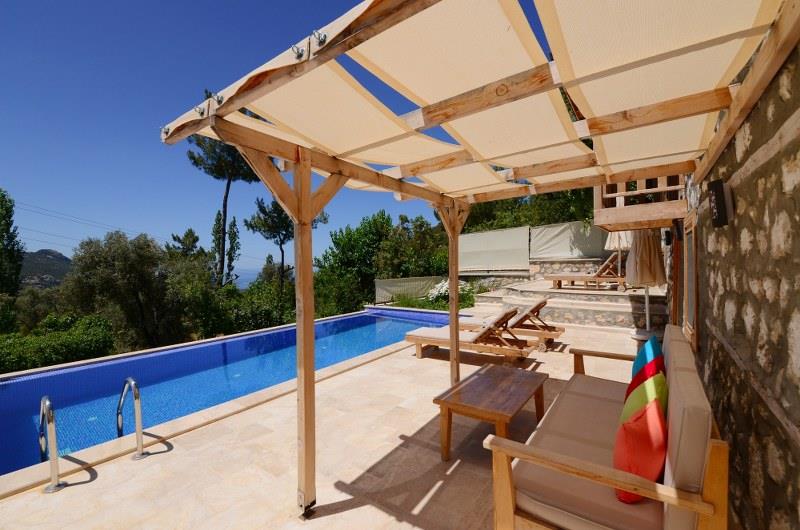 VİLLA POLO-Kalkan İslamlar'da korunaklı balayı villası